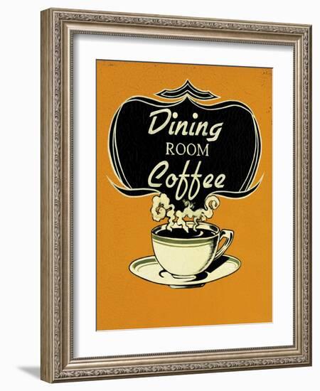 Dining Room-Catherine Jones-Framed Art Print