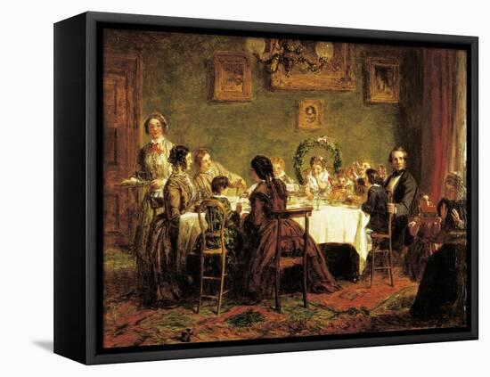 Dining Room-William Powell Frith-Framed Premier Image Canvas