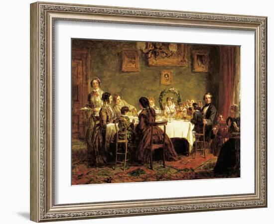 Dining Room-William Powell Frith-Framed Giclee Print