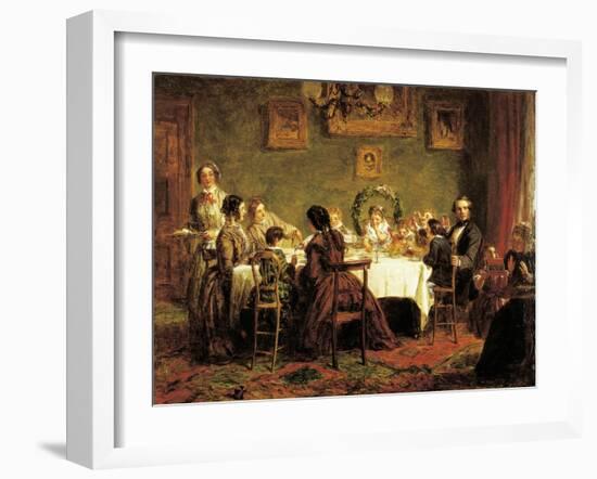 Dining Room-William Powell Frith-Framed Giclee Print