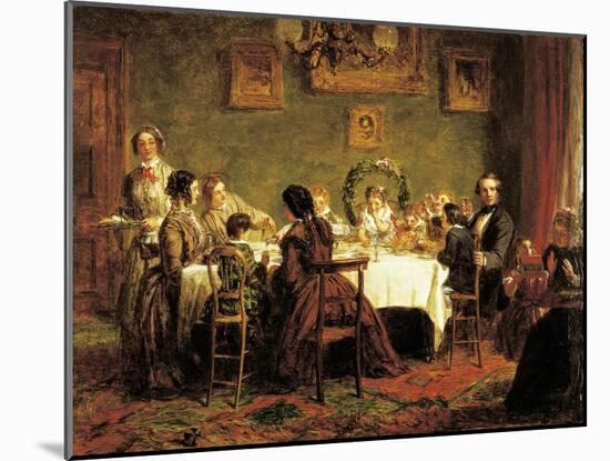 Dining Room-William Powell Frith-Mounted Giclee Print