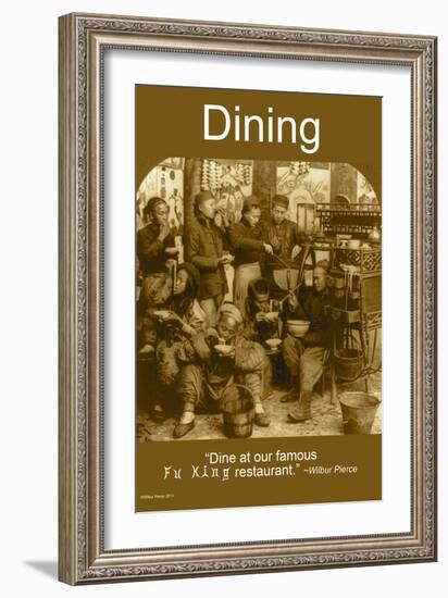 Dining-Wilbur Pierce-Framed Art Print