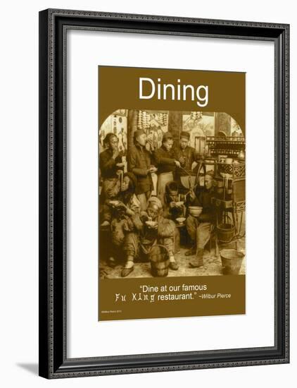 Dining-Wilbur Pierce-Framed Art Print