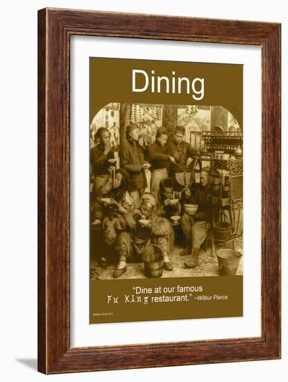 Dining-Wilbur Pierce-Framed Art Print