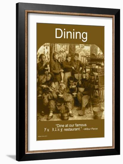 Dining-Wilbur Pierce-Framed Art Print