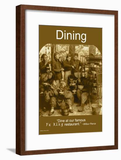 Dining-Wilbur Pierce-Framed Art Print