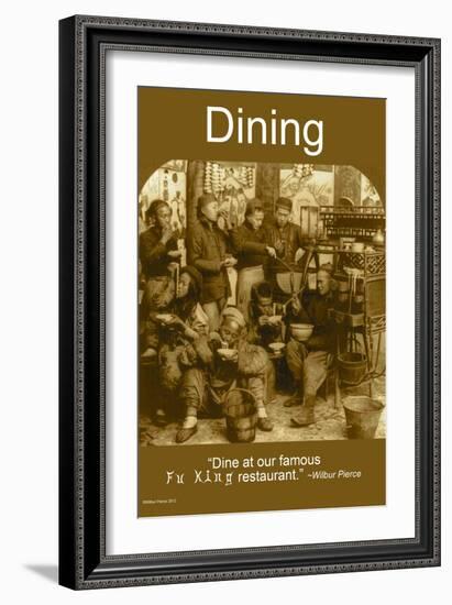 Dining-Wilbur Pierce-Framed Art Print