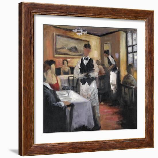 Dinner at Eight 1-Marc Taylor-Framed Art Print