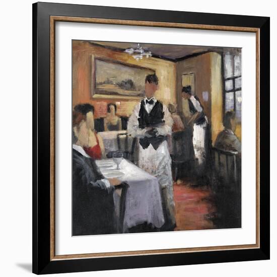 Dinner at Eight 1-Marc Taylor-Framed Art Print