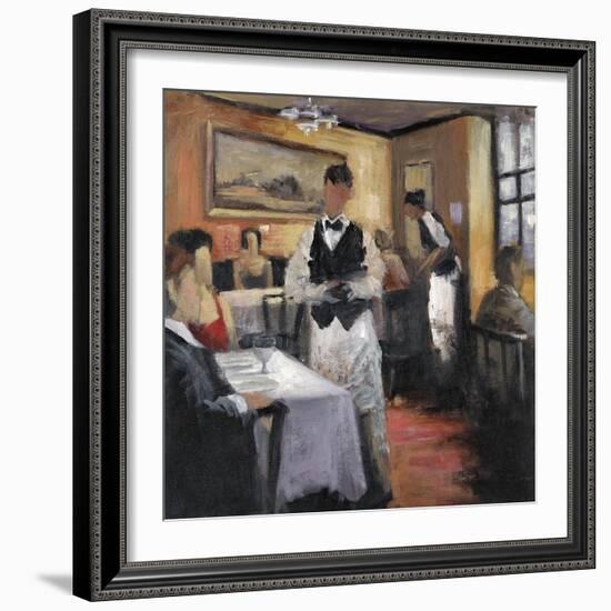 Dinner at Eight 1-Marc Taylor-Framed Art Print