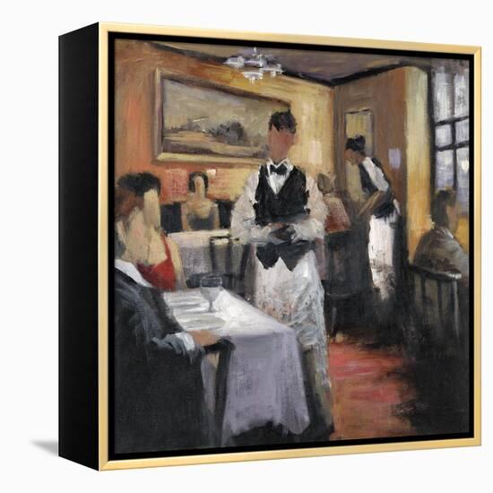 Dinner at Eight 1-Marc Taylor-Framed Stretched Canvas