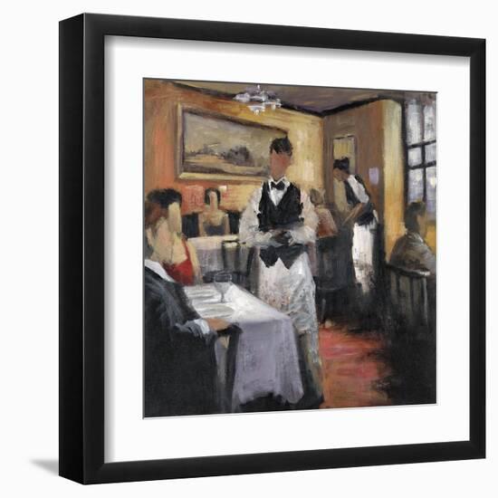 Dinner at Eight 1-Marc Taylor-Framed Art Print