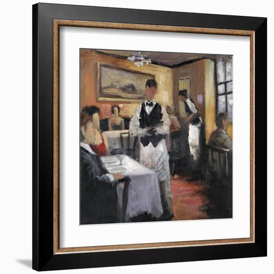 Dinner at Eight 1-Marc Taylor-Framed Art Print