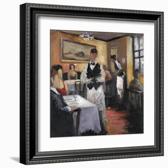 Dinner at Eight 1-Marc Taylor-Framed Art Print