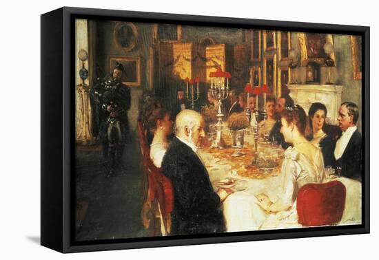 Dinner at Haddo House-Alfred Edward Emslie-Framed Premier Image Canvas