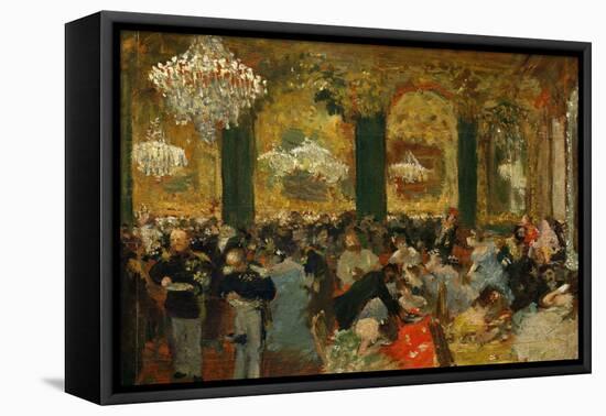 Dinner at the Ball, 1879, after Adolf Von Menzel (1815-1905)-Edgar Degas-Framed Premier Image Canvas