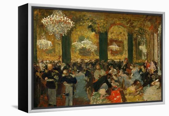 Dinner at the Ball, 1879, after Adolf Von Menzel (1815-1905)-Edgar Degas-Framed Premier Image Canvas