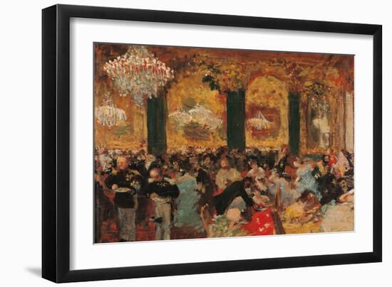 Dinner at the Ball-Edgar Degas-Framed Giclee Print