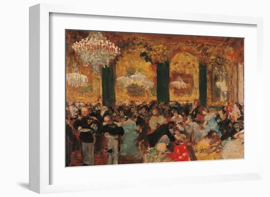 Dinner at the Ball-Edgar Degas-Framed Giclee Print