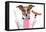 Dinner Dog-Javier Brosch-Framed Premier Image Canvas