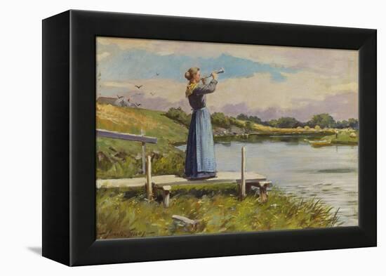 Dinner Horn-Abbott Fuller Graves-Framed Premier Image Canvas