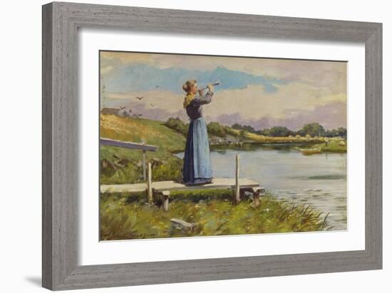 Dinner Horn-Abbott Fuller Graves-Framed Giclee Print