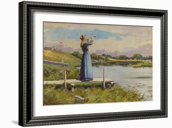 Dinner Horn-Abbott Fuller Graves-Framed Giclee Print