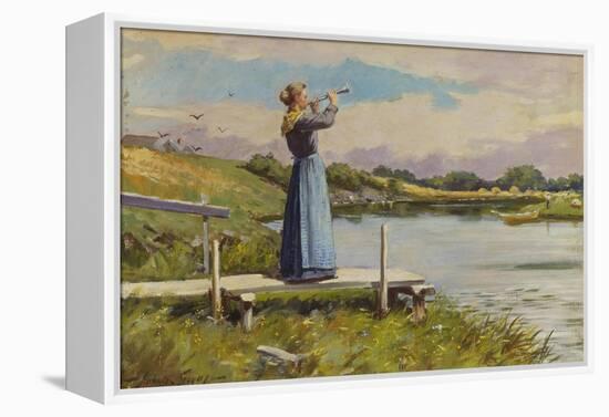 Dinner Horn-Abbott Fuller Graves-Framed Premier Image Canvas