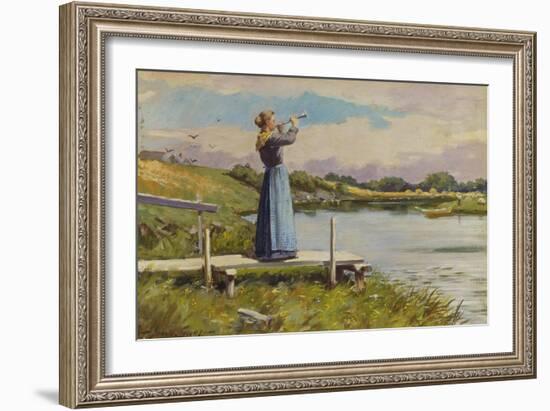 Dinner Horn-Abbott Fuller Graves-Framed Giclee Print