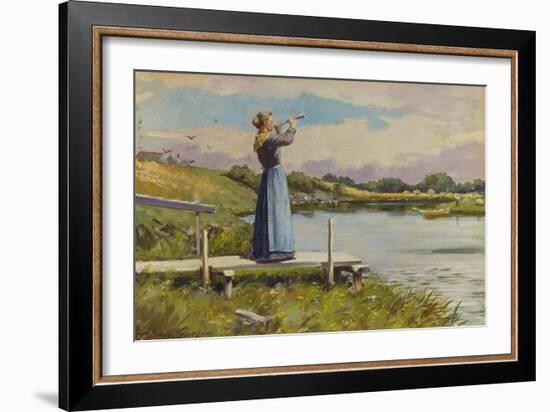 Dinner Horn-Abbott Fuller Graves-Framed Giclee Print