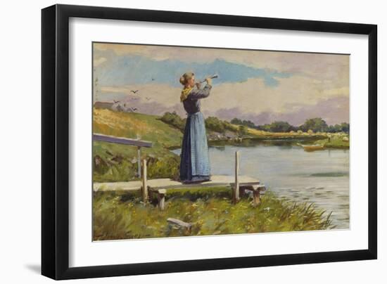 Dinner Horn-Abbott Fuller Graves-Framed Giclee Print