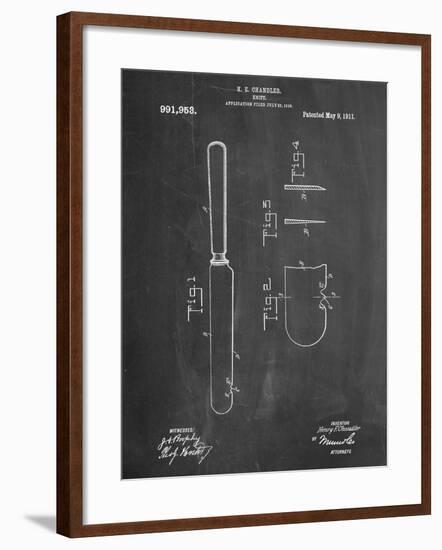 Dinner Knife Patent-null-Framed Art Print