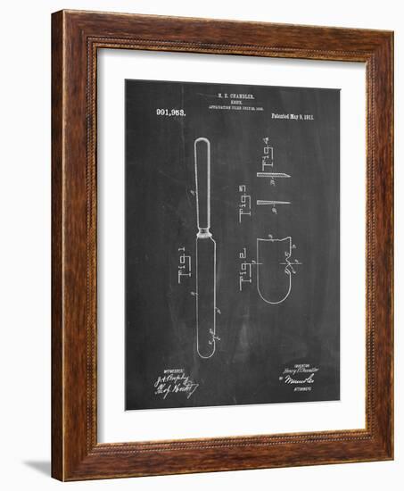 Dinner Knife Patent-null-Framed Art Print