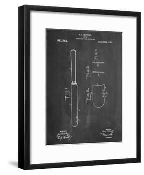 Dinner Knife Patent-null-Framed Art Print