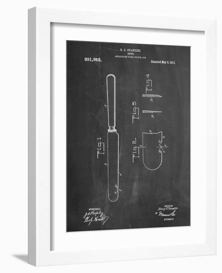 Dinner Knife Patent-null-Framed Art Print