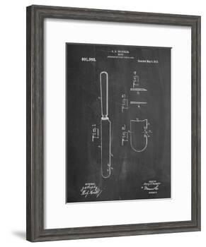 Dinner Knife Patent-null-Framed Art Print