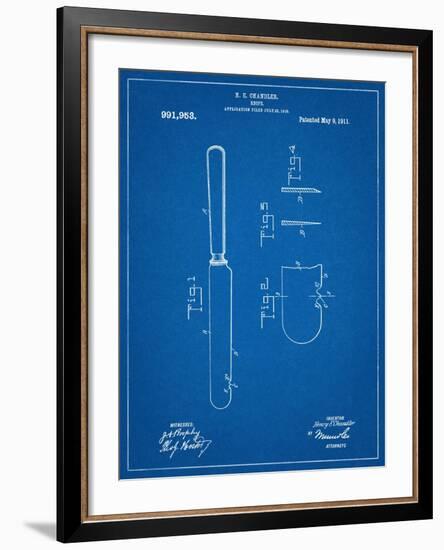 Dinner Knife Patent-null-Framed Art Print