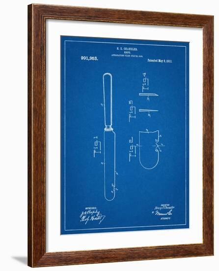 Dinner Knife Patent-null-Framed Art Print