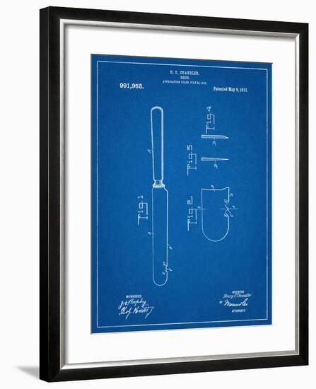 Dinner Knife Patent-null-Framed Art Print