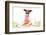 Dinner Meal at Table Dog-Javier Brosch-Framed Photographic Print