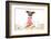 Dinner Meal at Table Dog-Javier Brosch-Framed Photographic Print