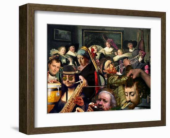 Dinner Music-Barry Kite-Framed Art Print