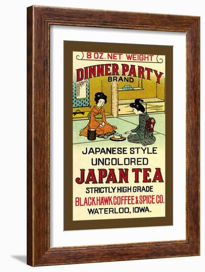 Dinner Party Brand-null-Framed Art Print