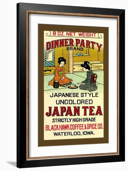 Dinner Party Brand-null-Framed Art Print