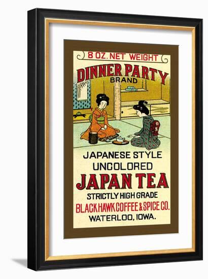 Dinner Party Brand-null-Framed Art Print