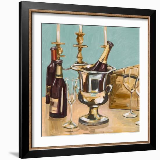 Dinner Party II-Heather A. French-Roussia-Framed Art Print