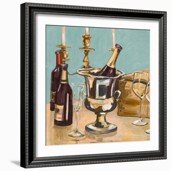 Dinner Party II-Heather A. French-Roussia-Framed Art Print