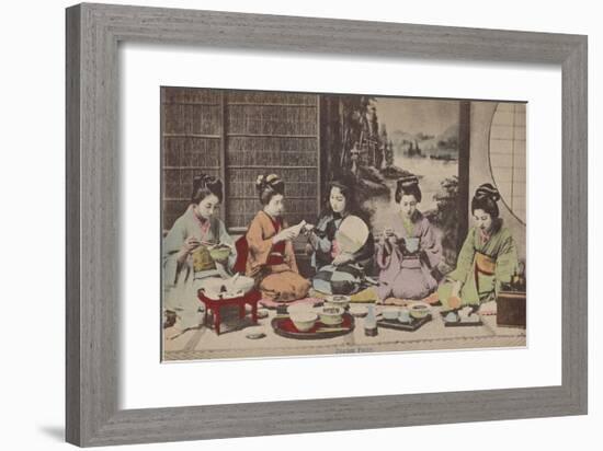 Dinner Party-The Kyoto Collection-Framed Premium Giclee Print