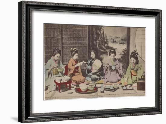 Dinner Party-The Kyoto Collection-Framed Premium Giclee Print