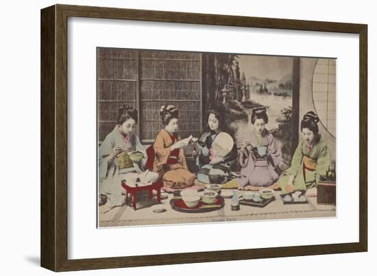 Dinner Party-The Kyoto Collection-Framed Premium Giclee Print